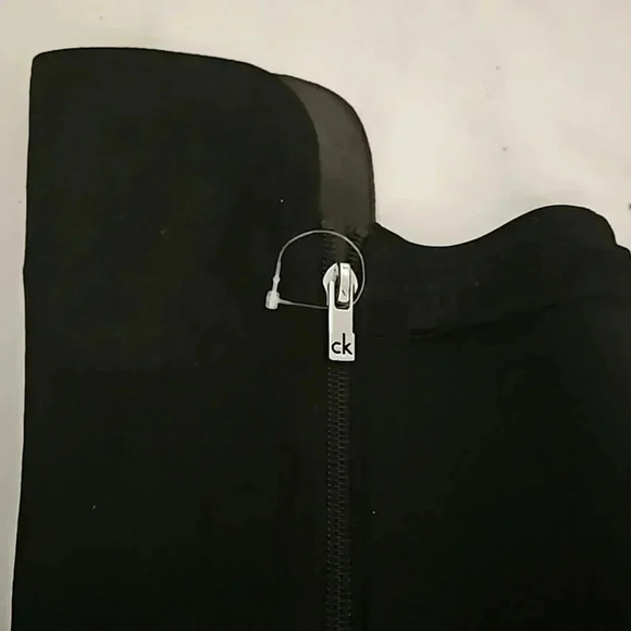 Calvin Klein Rania 2 Womens Faux Suede Dressy Black Knee-High Boots sz7.5US new - Picture 13 of 13